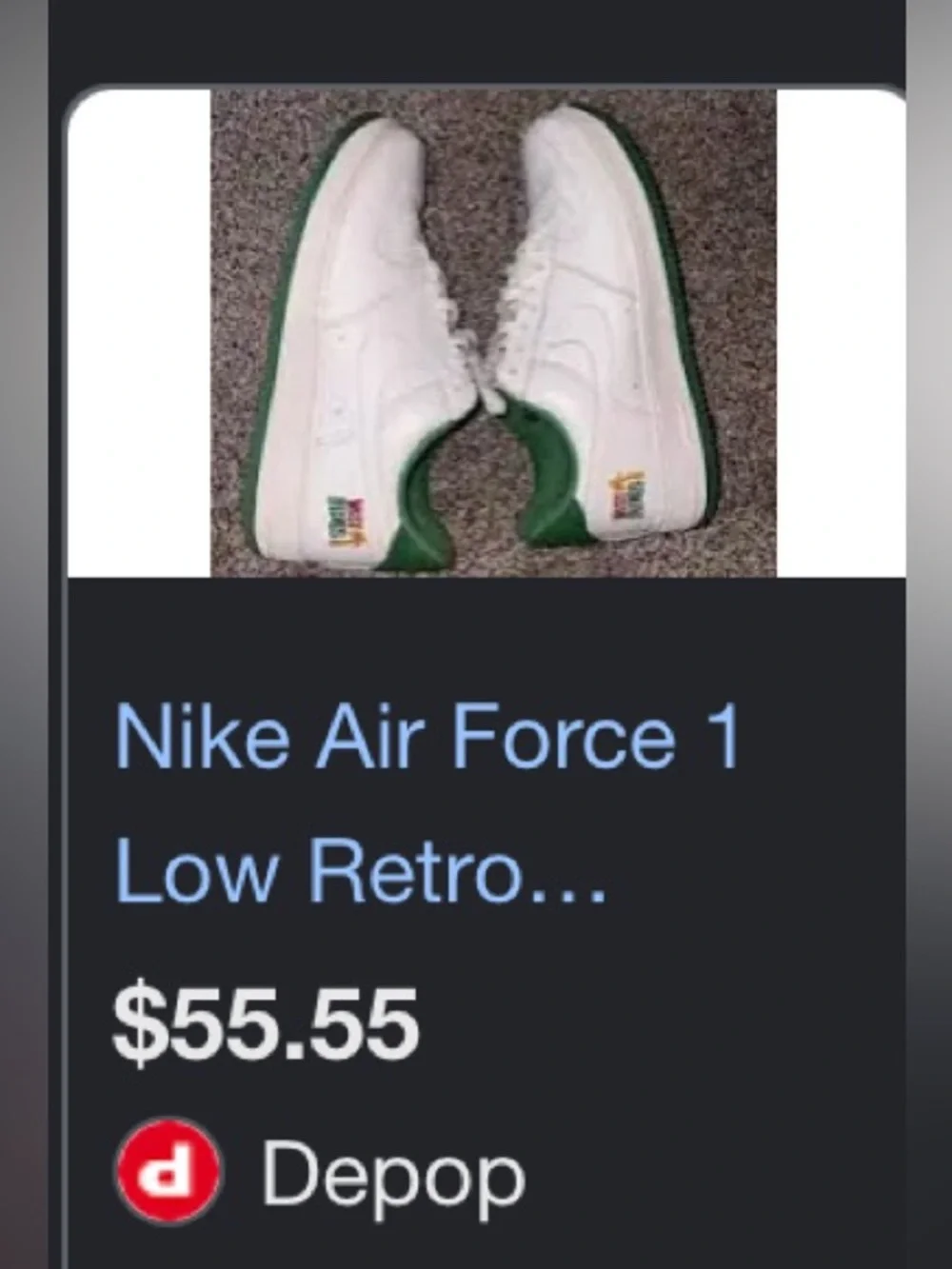 Nike Air Force 1 West Indies 2022 men’s size 11.5